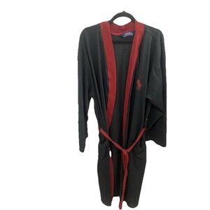 RARE Vintage Polo Ralph Lauren Dressing Robe Big Pony L / XL